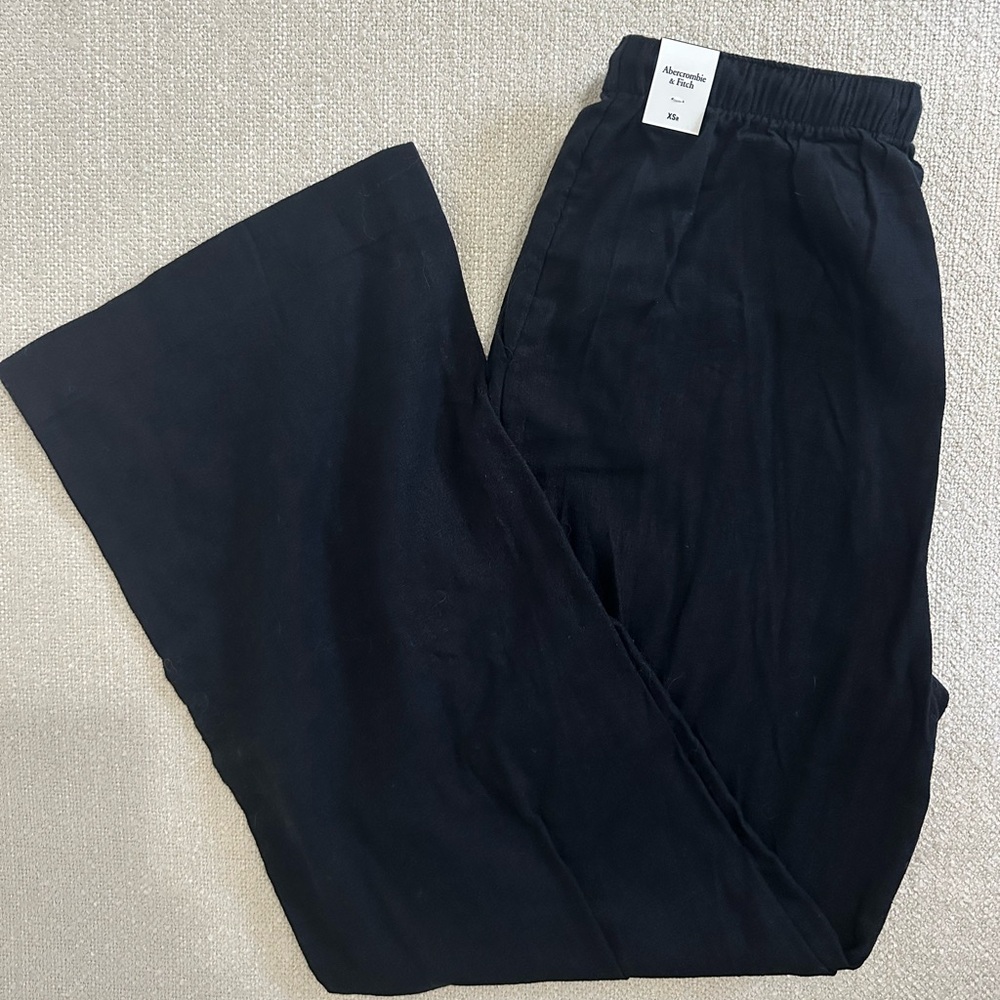NWT Abercrombie Women’s Linen Blend Pull On Pant